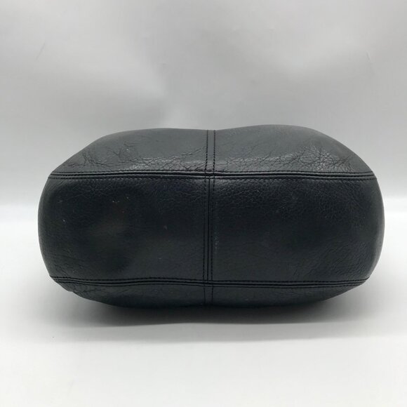 Brighton Dark Navy Leather Shoulder Bag - Picture 5 of 10